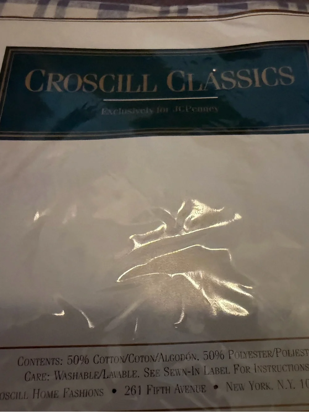 Croscill Classics  Winsor Valance 88 X 22 Country Plaid New